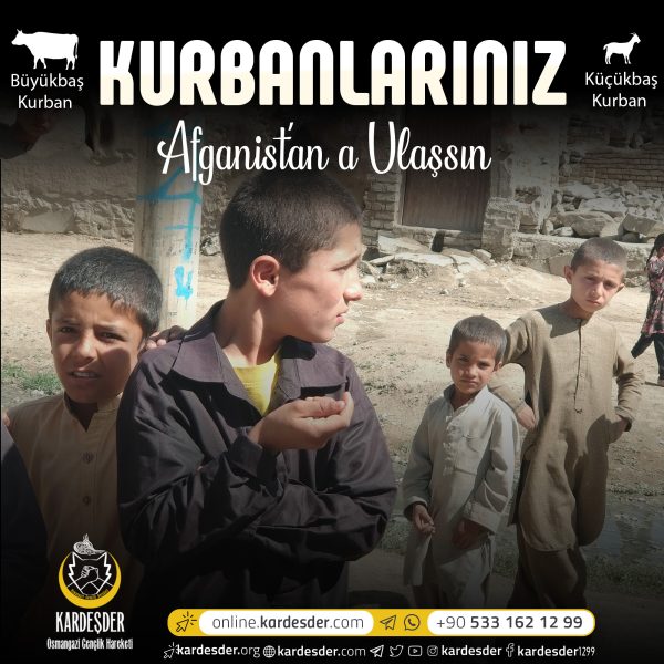 AFGANİSTAN KURBAN BAĞIŞI (VACİP, AKİKA, ADAK VE HAYIR KURBANI)