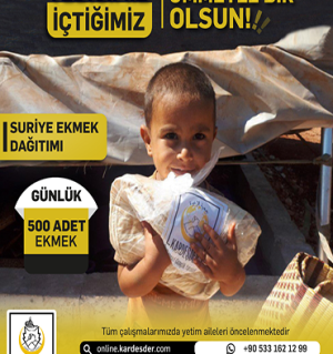 1 Poşet Ekmek Yardımı