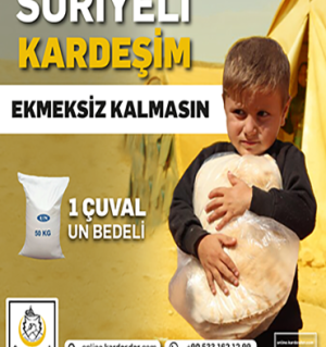 Suriye 1 Çuval Un Yardımı