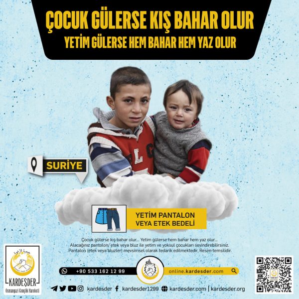 YETİMLER İÇİN PANTALON /ETEK BLUZ